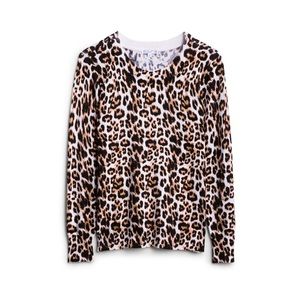 Eight 18 Ainslie Crew Neck Pullover Leopard M